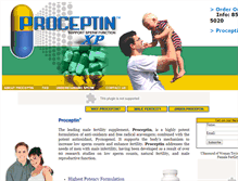 Tablet Screenshot of proceptin.com